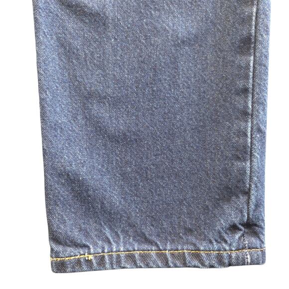 Levis 501 Jeans‎ Mens 28x32 Blue Straight Button Fly Dark Wash Premium Denim - Picture 7 of 16